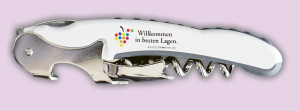 681 - Kellner-Messer/Lever Corkscrew - Weiß - Willkommen in besten Lagen