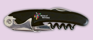 682 - Kellner-Messer/Lever Corkscrew - Schwarz - Wines of Germany