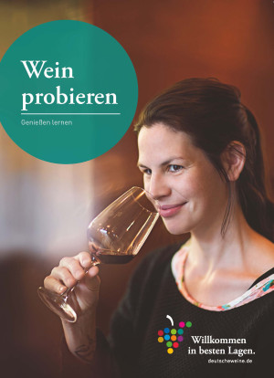 704 - Infoblatt / Info Broschures Wein probieren - Genießen lernen